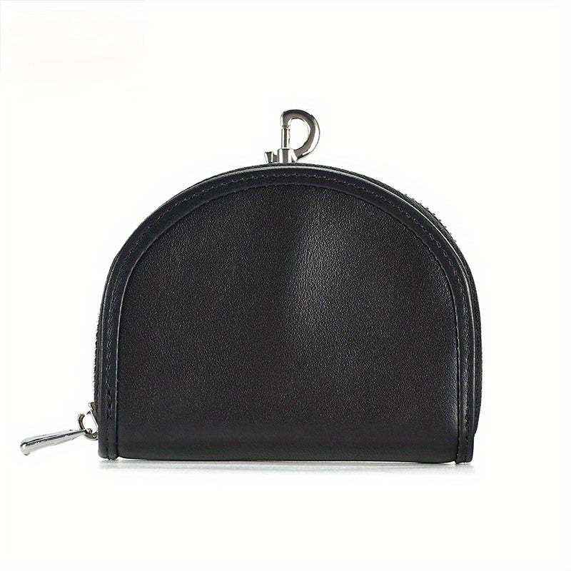 Luxury Leather Coin Purse 1pc Luxury Leather Coin Purse Bag - Sense of Luxury Niche Women's Mini Wallet - First Layer Cowhide Small Bag