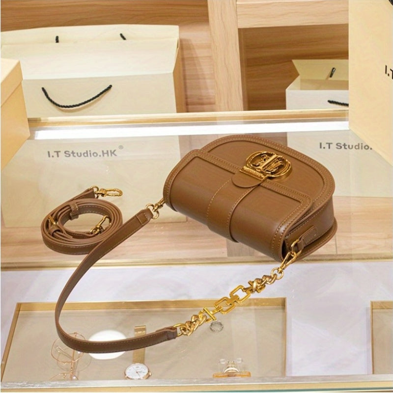 Elegant Women'S Synthetic Crossbody Bag with Detachable Shoulder Strap - Ultra-Soft Strap, Buckle Closure, Removable Strap, Zipper Closure, Polyester Lined, Perfect for Summer, Everyday Use, Stylish Accessory, Premium Finish, Fashion Lovers