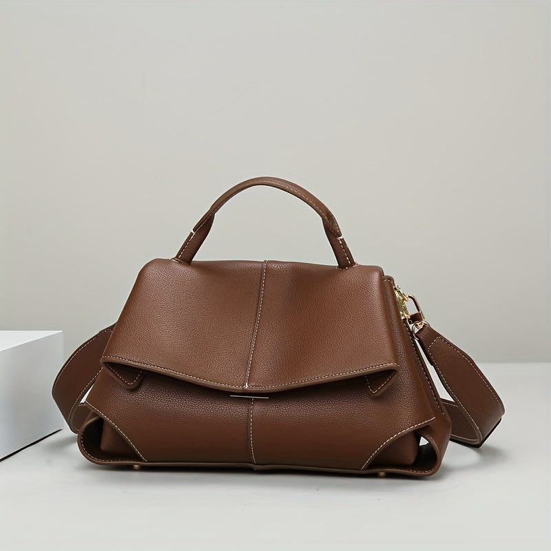 2025 New Fashionable Commuting Women's Bag, Light Luxury High-end Handbag, Large Capacity Single Shoulder Crossbody Bag, Advanced Casual Handbag